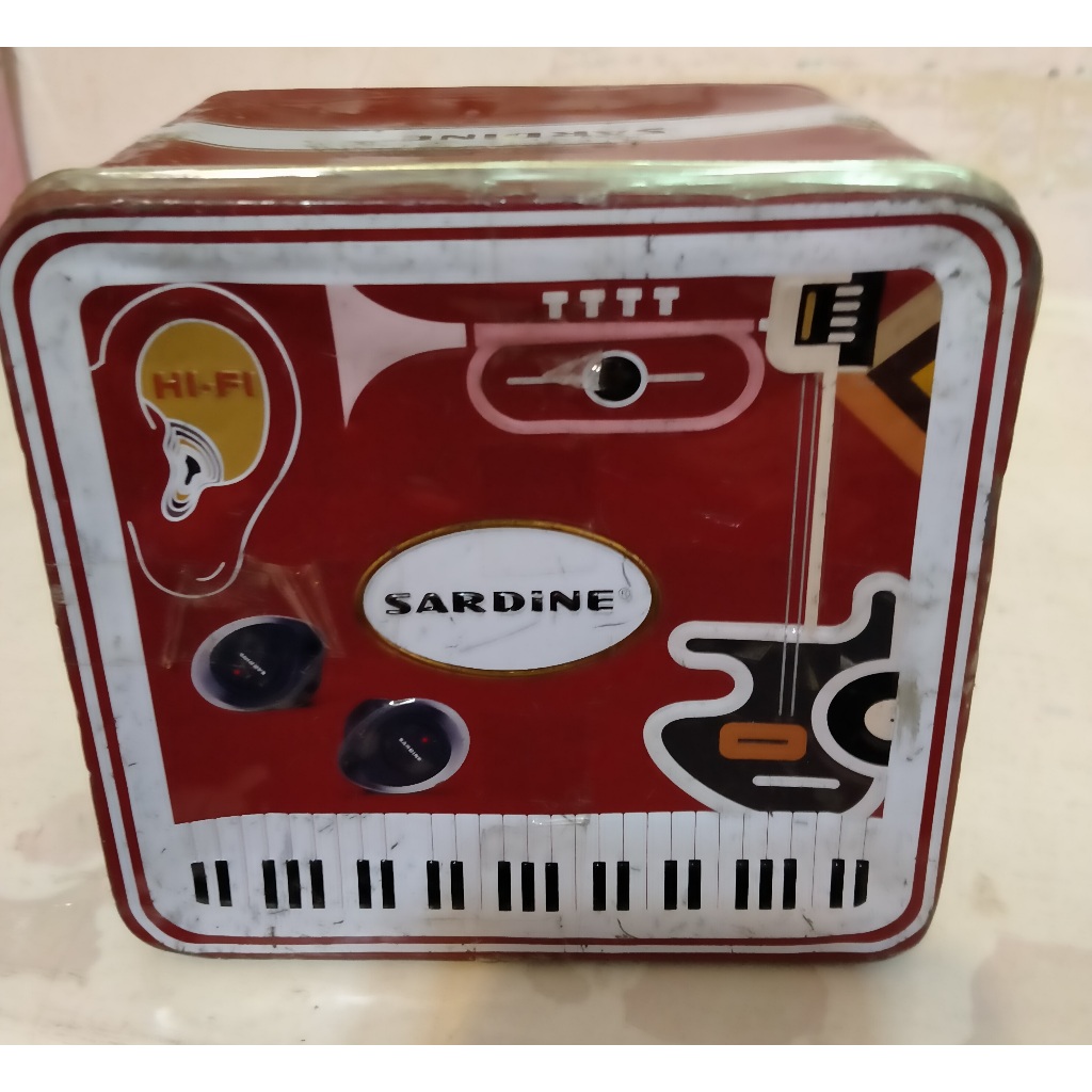 【現貨】 沙丁魚 SARDINE F8 限量版 沙丁 藍芽耳機 無線耳機 高音質 方盒 大貨 藍牙耳機 藍芽無線耳機