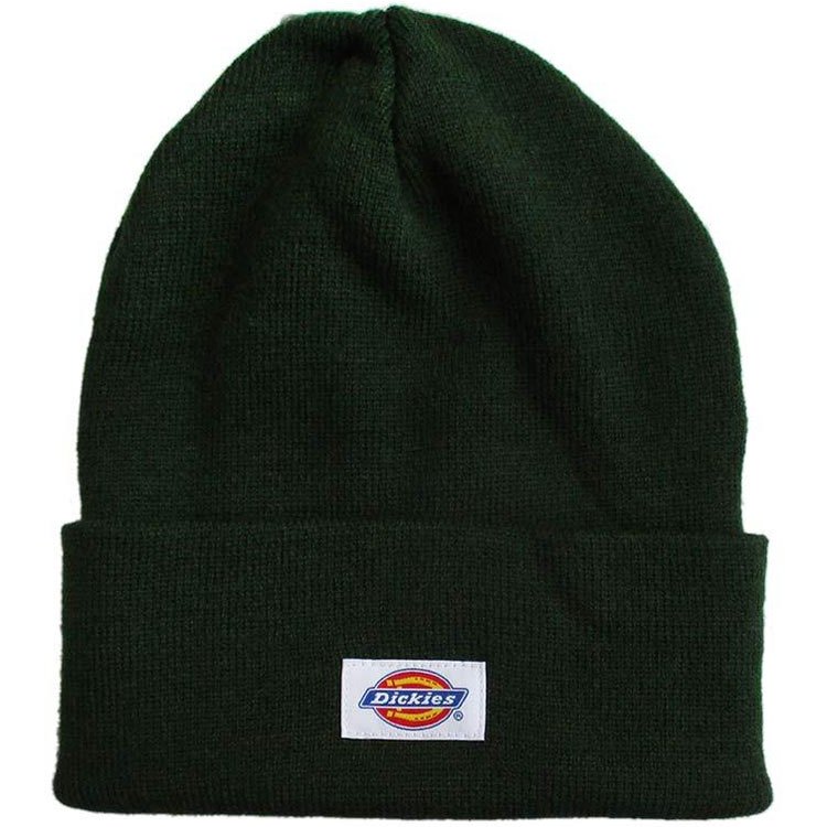 【DICKIES】日本限定 14020100-30 LOGO KNIT BEANIE 毛帽 針織帽 (綠色) 化學原宿