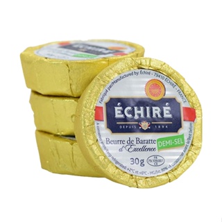 艾許奶油 （有鹽）／6入（30g／顆） Echire salted Butter
