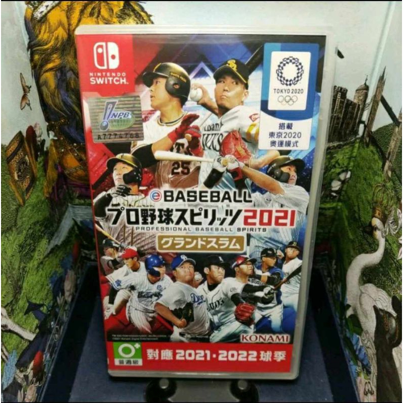 專屬賣場 台灣公司貨封面 《eBASEBALL職棒野球魂2021滿貫砲》日文（無中文字幕）