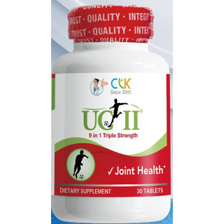 CLK健生 非變性二型膠原蛋白葡萄糖胺 9合1複合錠 UC-II 30粒/瓶