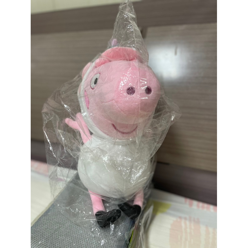 賣場最便宜 佩佩豬 12吋 大娃娃 獨角獸佩佩豬  變裝系列 粉紅小豬 聖誕禮物 兒童生日禮物 巨無霸娃娃機 夾換