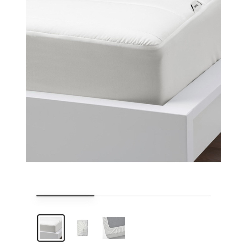 IKEA VIPPVEDEL 單人床包式保潔墊90*200 原價599