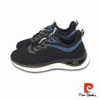 【MEI LAN】皮爾卡登 Pierre Cardin (男) 立體飛織漸增 活力運動鞋 透氣緩震 7927 黑另有灰色