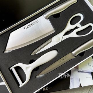 【𝑺𝒉𝒊𝒂 夏好】全館滿額送✨西華 精美四件式刀具組 餐具 刀具 剪刀 水果刀 廚房用品 菜刀 送禮 不鏽鋼