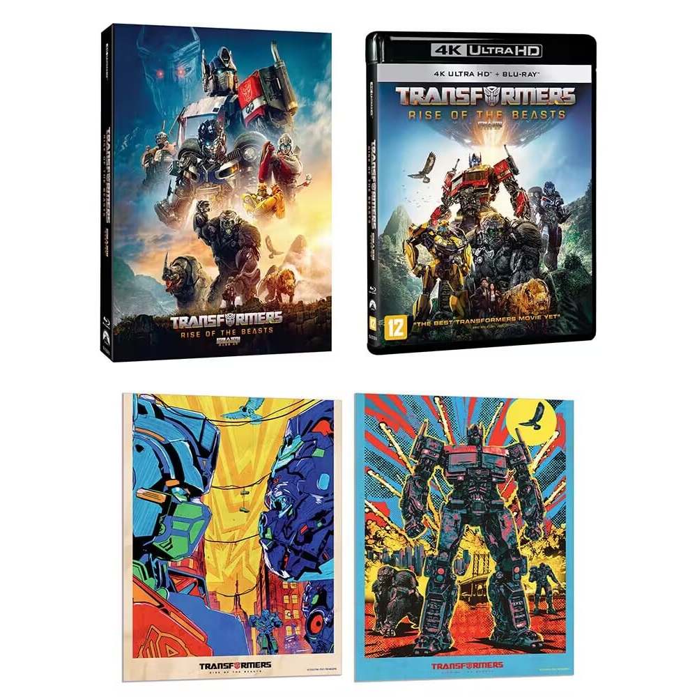 藝術卡 [藍光先生4K] 變形金剛：萬獸崛起 UHD+BD 雙碟限定紙套版 Transformers