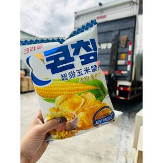荳芽小舖 韓國 CROWN 香烤玉米脆片 70公克