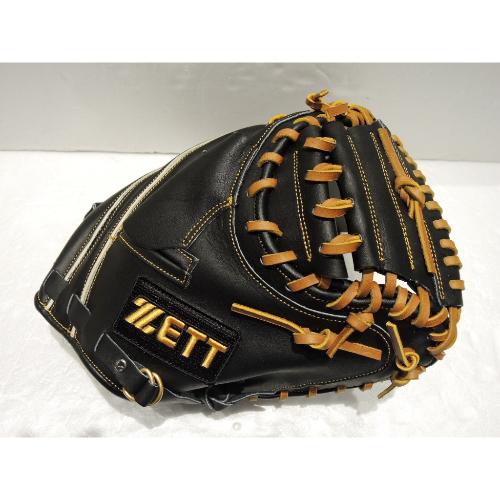 日本品牌 ZETT 812系列 入門款 棒球 捕手手套 黑 (BPGT-81202)