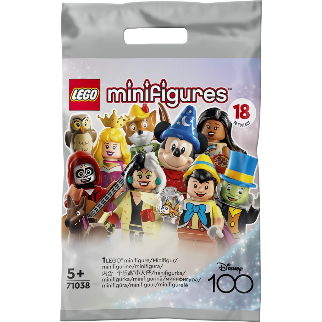 LEGO 71038 迪士尼100週年紀念人偶包 拆袋確認角色《熊樂家 高雄樂高專賣》Minifigures