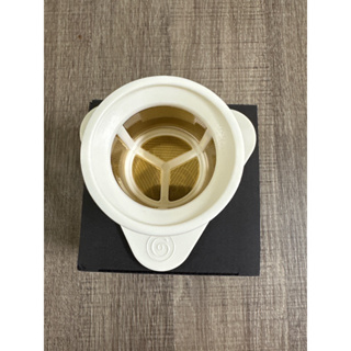 佳鴻咖啡「‼️現貨.現貨‼️」日本丸山珈啡Cores 純金濾杯 1杯用 C211WH 終身免濾紙設計 白色款