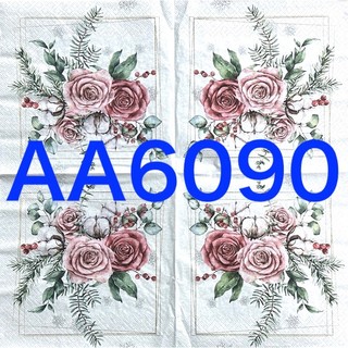 波弟彩繪拼貼/木器彩繪/蝶古巴特餐巾紙/AA6090/美麗玫瑰花