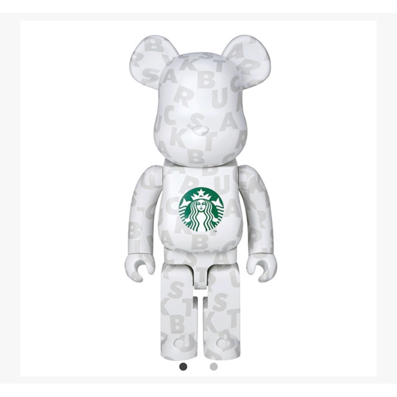 1000%星巴克BE@RBRICK 庫柏力克熊 Starbucks