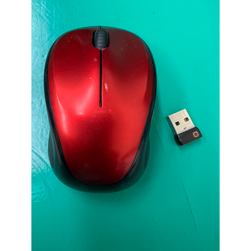 （降價）羅技 Logitech M235 2.4Ghz 無線滑鼠 含 Unifying 接收器 紅色