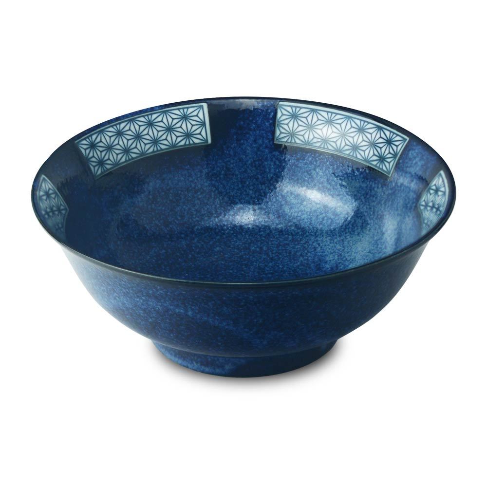 【堯峰陶瓷】日本美濃燒葉青系列 8.25吋反口麵缽 碗公單入 | 拉麵碗 | 親子井碗 | 烏龍麵碗