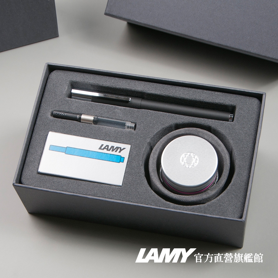 LAMY  鋼筆 / SCALA 系列 T53  30ML 水晶墨水禮盒限量 - 黑色 - 官方直營旗艦館