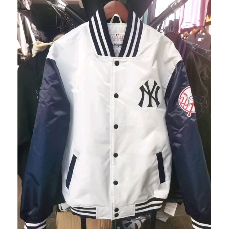 NY YANKEES 洋基隊 OVERSIZES 棒球外套 夾克 嘻哈 饒舌 尺寸M~XXL