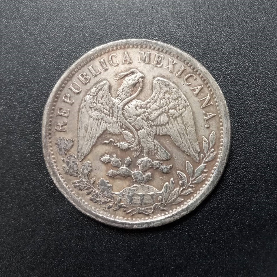 1898年墨西哥鷹洋1披索銀幣