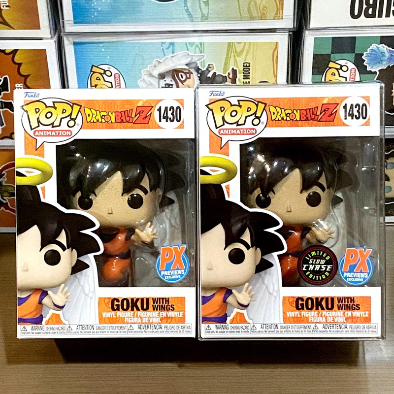 [李大] 正版現貨 Funko POP 七龍珠 天使悟空 翅膀 孫悟空 普+ 夜光Chase Goku #1430