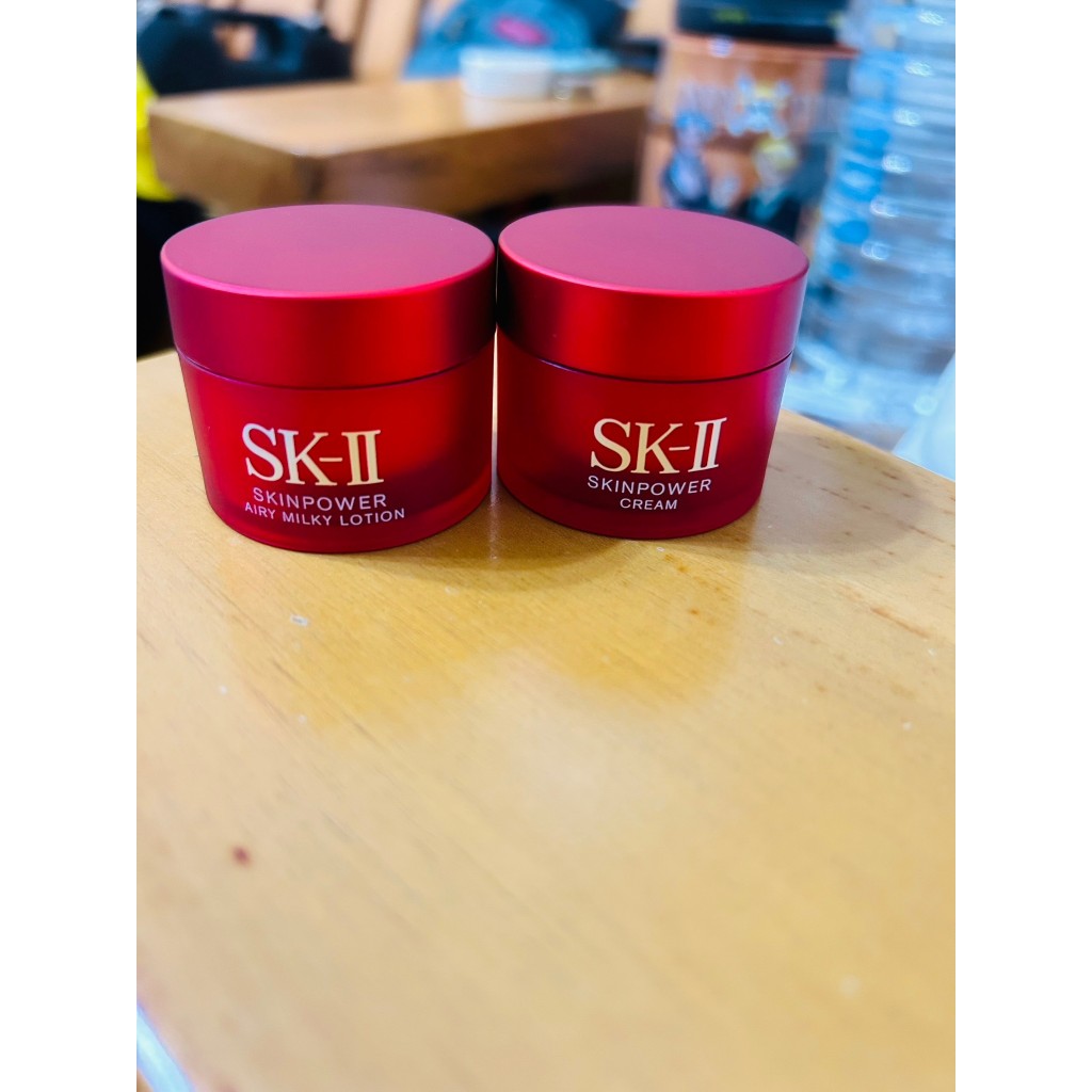 SK-II 肌活能量活膚霜 15ML 輕盈版 滋潤版 各10個