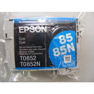 裸裝EPSON 85N T0852 T0852N 原廠 藍色墨水匣 適用:EPSON PHOTO 1390