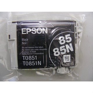 裸裝EPSON 85N T0851 T0851N 原廠 黑色墨水匣 適用:EPSON PHOTO 1390