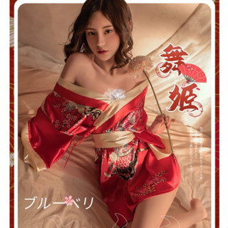 日本和服 性感浴衣 大尺碼情趣和服 情趣衣服 角色扮演 大碼情趣睡衣 櫻花妹 櫻花和服 C922