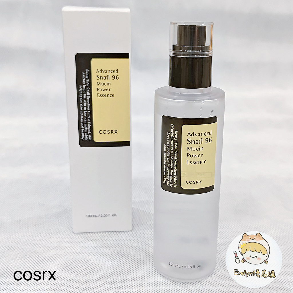 【Evelyn💖】韓國COSRX 96%蝸牛賦活黏液精華100ML 保濕 修護 精華液 蝸牛保濕精華液