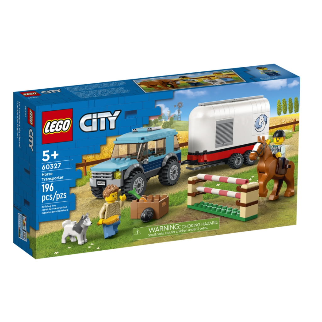 【台中翔智積木】LEGO 樂高 城市系列  60327 馬匹運輸車 Horse Transporter