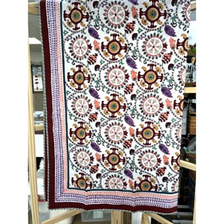 HOOMA印度ANOKHI手工蓋印幾何的瘋狂世界印花 床單 桌巾
