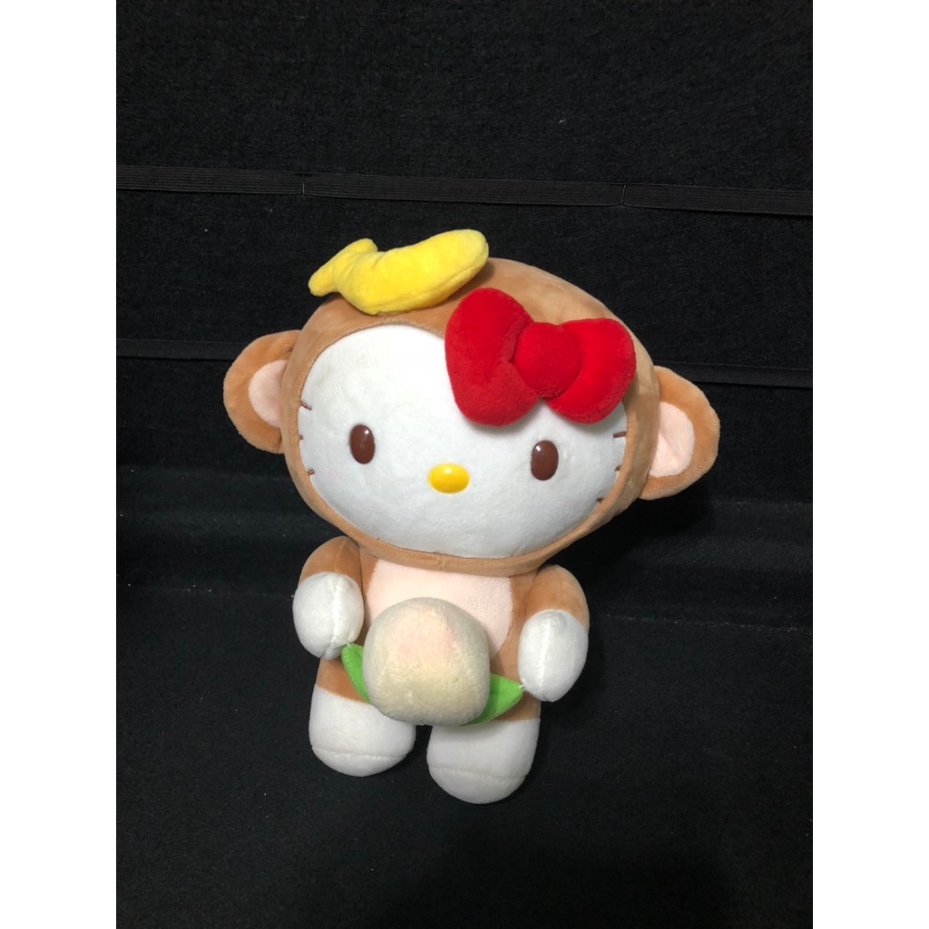 HELLO KITTY 猴子款娃娃 三麗鷗 收藏 愛好 擺飾