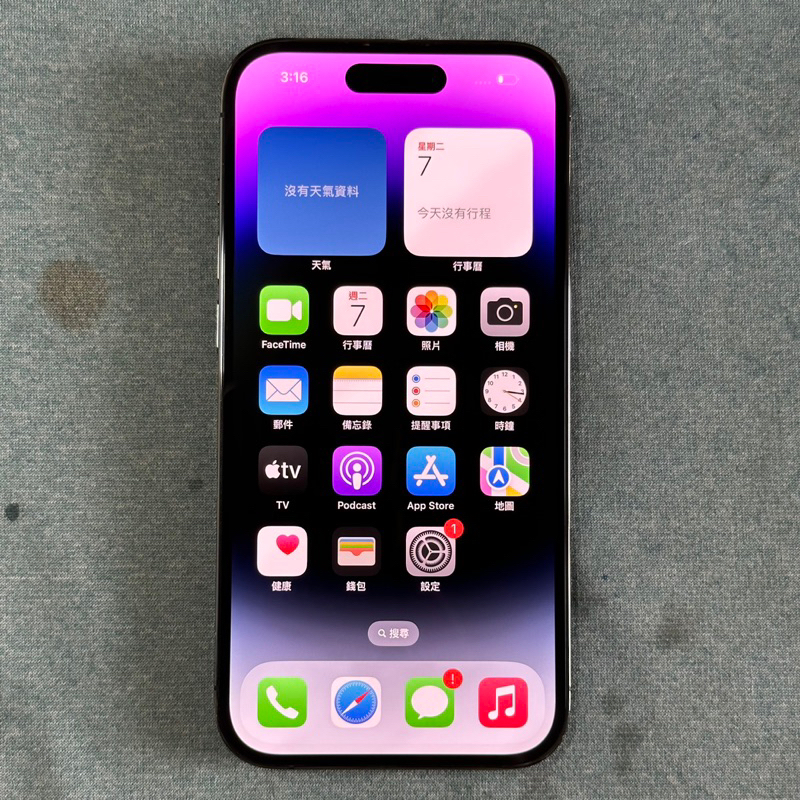 iPhone 14 pro 128G 紫 功能正常 二手 IPhone14pro 14pro 6.1吋 台中