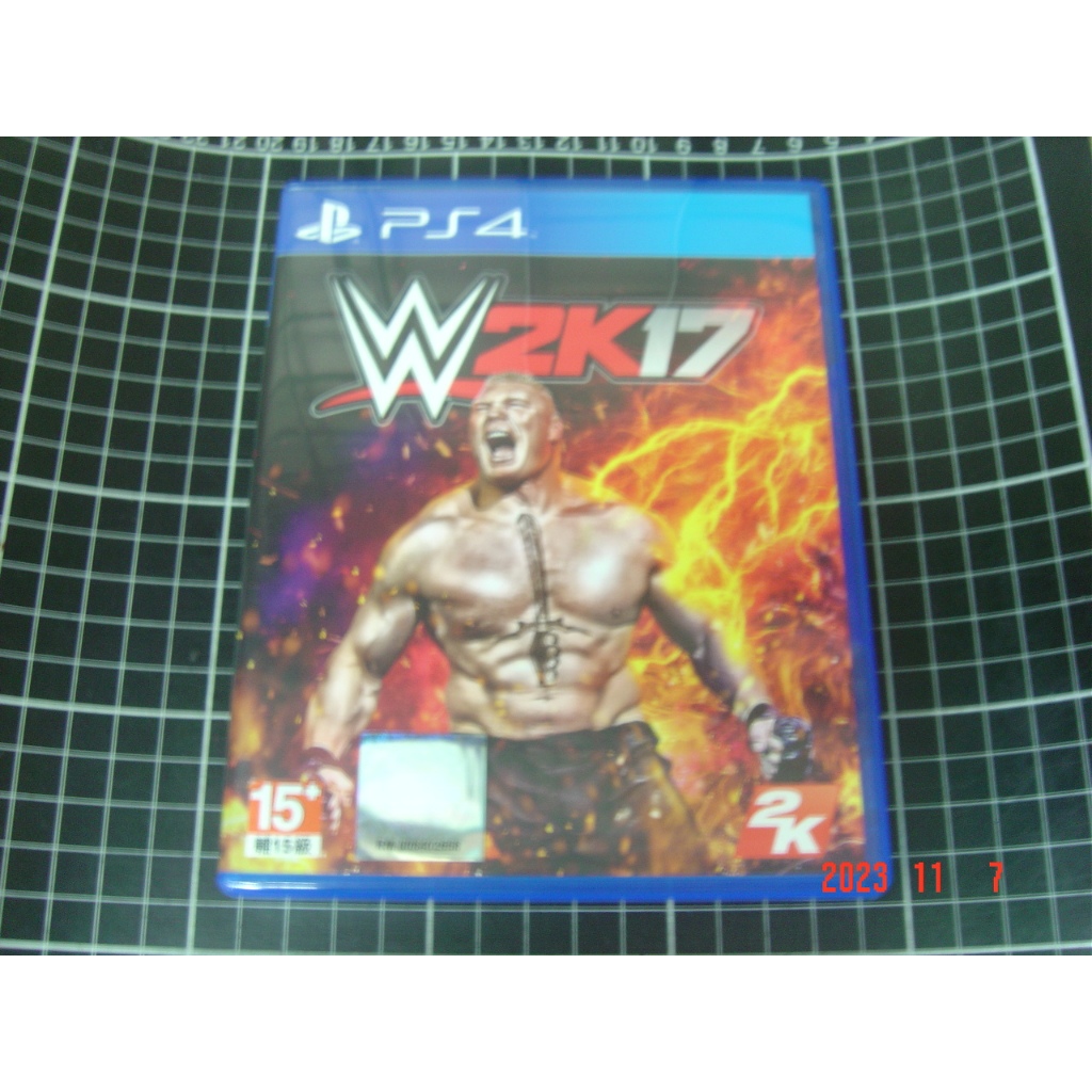 PS4 WWE 2K17 首批特典 未使用{英文亞版*3區}美國職業 摔角【YJ】維二商店