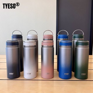 臺灣現貨 304不鏽鋼保溫運動水壺 大容量530ml-750ml保溫杯 扣環車載杯 太空壺 手提式運動杯 漸變色隨手杯
