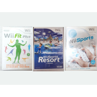 Wii 遊戲片/Wii Sports Resort 度假勝地/Wii Fit Plus/Wii Sports(中文版)