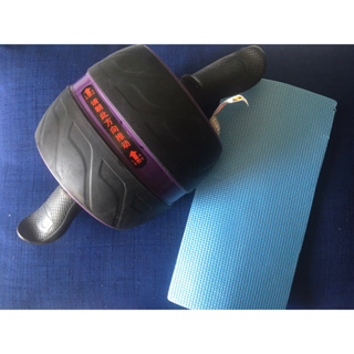 紫色 黑色 健腹輪 Concern Fitness Craver