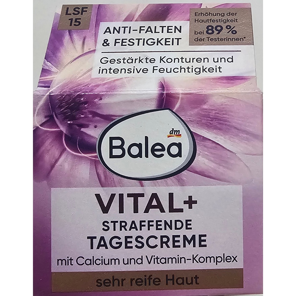 德國 BALEA VITAL+ Straffende Tagescreme/Nachtcreme 日/晚霜