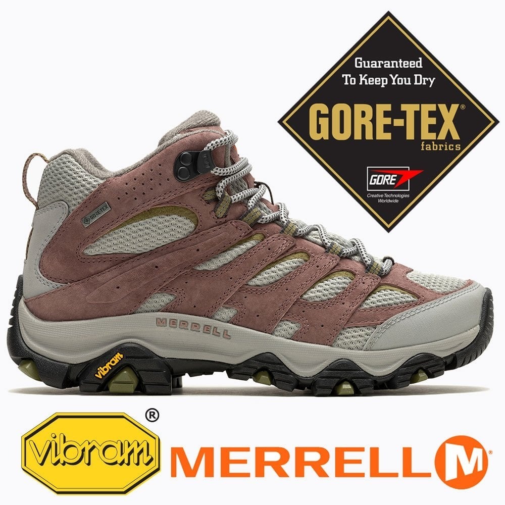 【MERRELL 美國】MOAB 3女中筒GT健行鞋『玫瑰』037496