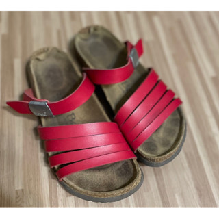 勃肯拖鞋 22.5cm Betula紅色拖鞋 Birkenstock副線品牌