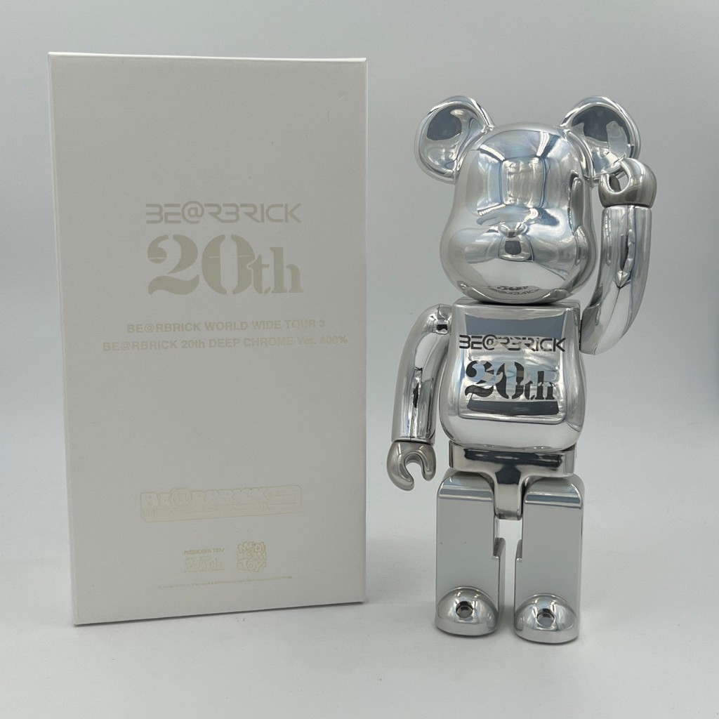 Be@rbrick BEARBRICK 20th Deep Chrome Ver. 20周年 電鍍發光 400%