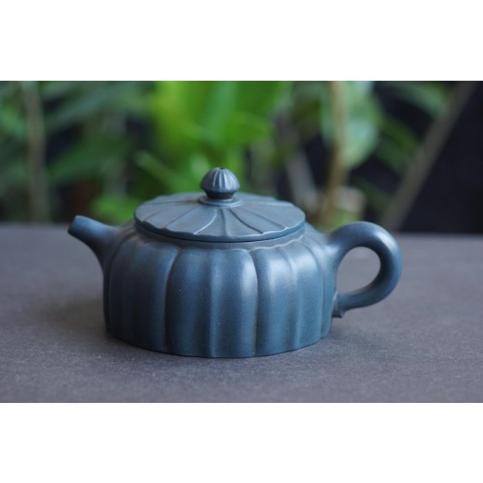 【李玲製陶】300cc綠泥茶壺(T523)