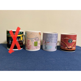 日本🇯🇵星巴克「主題馬克杯☕️」-「雪地溜冰⛸️」、「機器人的故事-有標」及「馬戲團」-1組3個