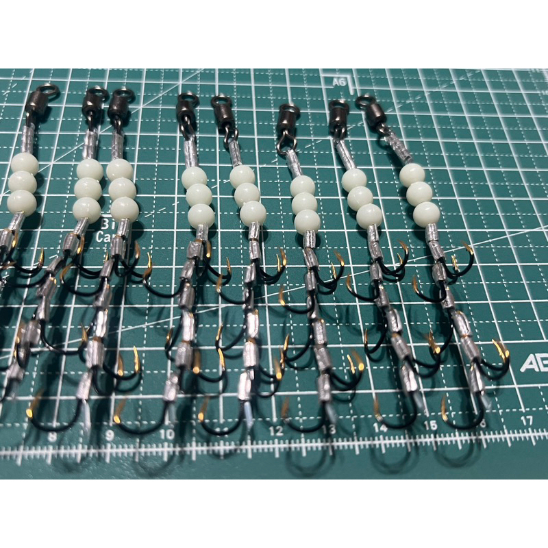 ［台灣現貨手工夾4向 龍蝦鉤 屠龍釣組 狼牙棒 龍蝦勾鉤 黑金酷炫鉤 龍蝦勾 龍蝦鉤 龍蝦鉤