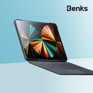 Benks iPad Pro 觸控鍵盤皮套 11吋 12.9吋 灰色 平板 鍵盤 保護套 筆槽收納