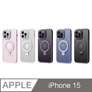 ZENOS 鎧盾磁吸支架保護殼 iPhone 15 Plus 保護殼(支援 MagSafe)