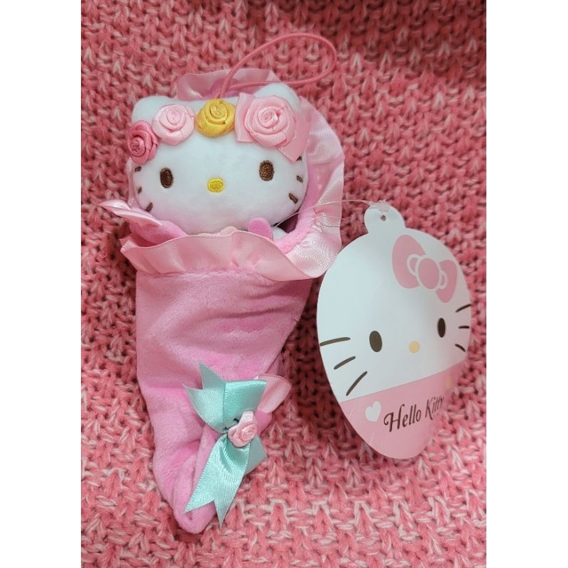 絕版 全新 Hello Kitty 情人節花束 娃娃 玩偶