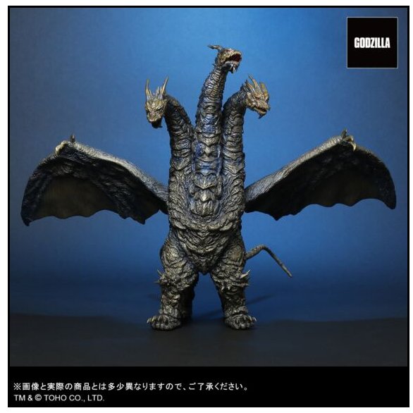 日版 X-PLUS 東寶大怪獸 凱撒基多拉 異色版 發光版 PVC 完成品