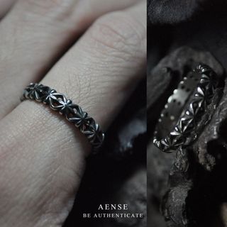 【AENSE】戒指 Ring / Dark Eight Awn Star Ring