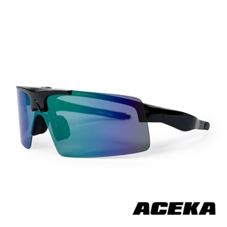 【ACEKA】TRENDY系列 極光綠掀蓋式運動太陽眼鏡 運動眼鏡 太陽眼鏡 墨鏡 抗UV400