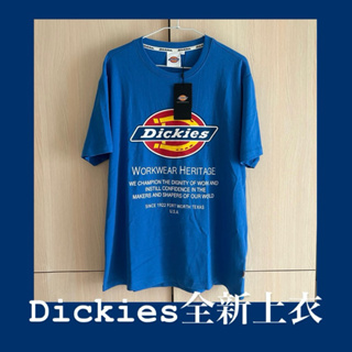 Dickies 凱迪斯 L號 寶藍色上衣 t-shirt 大學t oversize上衣