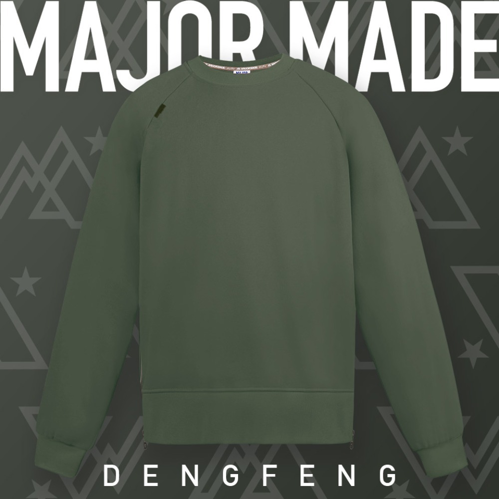 MAJOR MADE 厚磅數內刷毛大學TEE